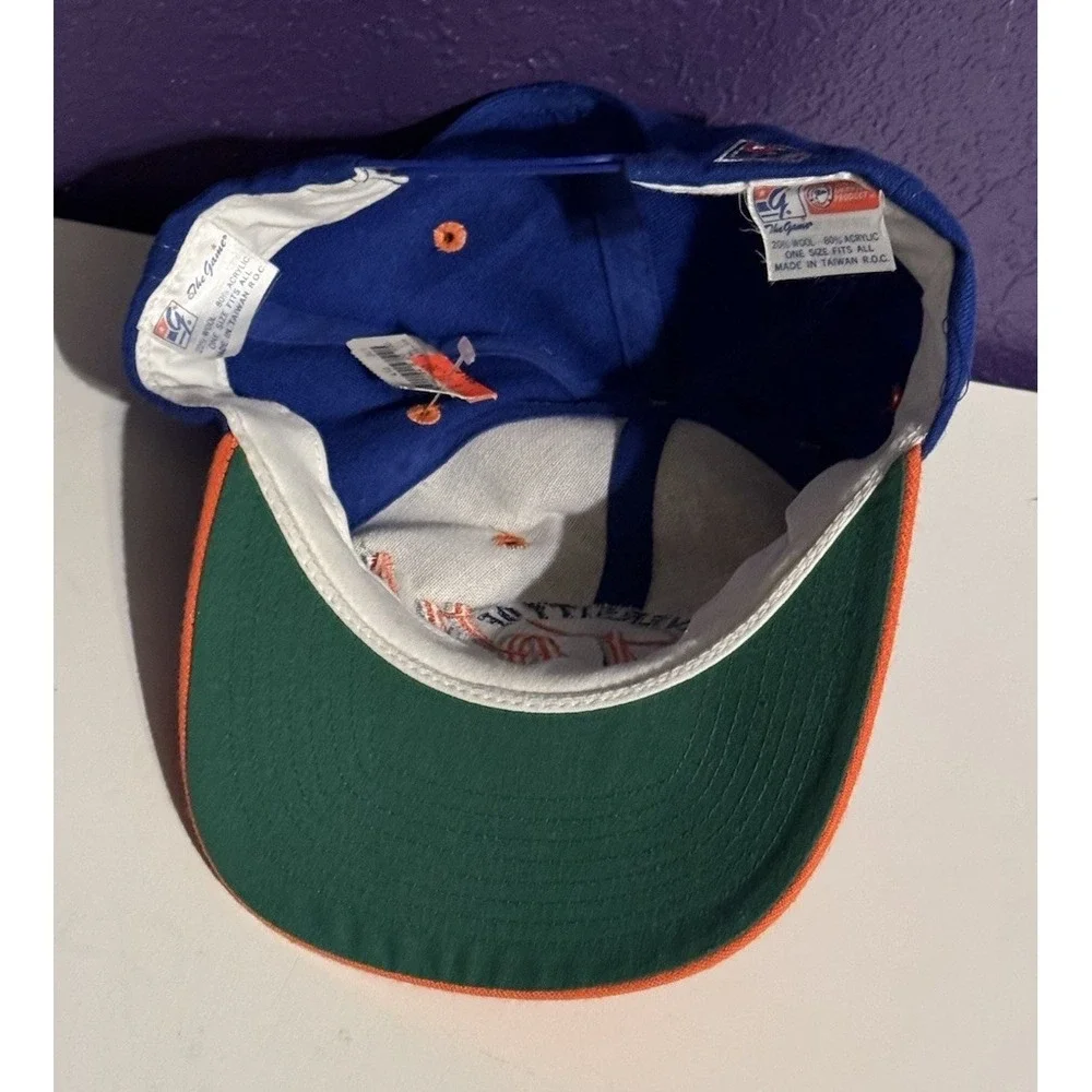 Vintage 90s The Game Florida Gators Big Logo Script Hat UF New Tags Rare